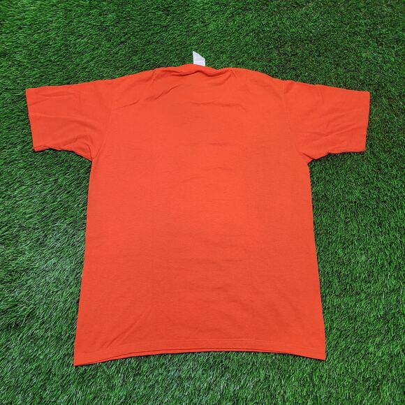 Vintage 80s Jerzees Blank T-Shirt Mens Large USA Made Single-Stitch - Picture 4 of 6